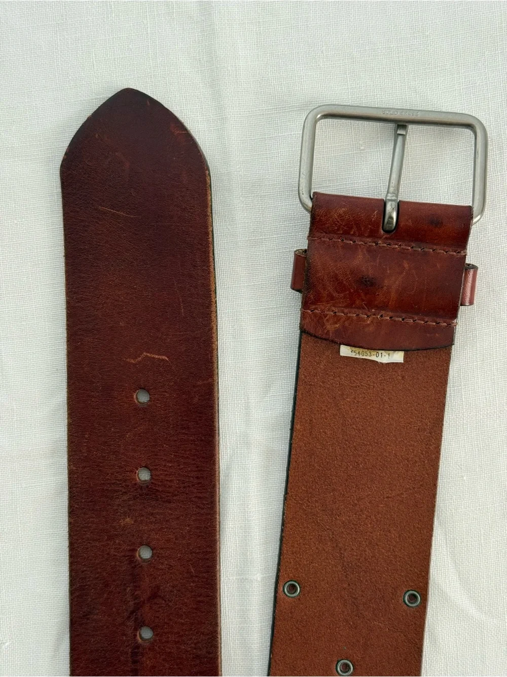 Vintage Y2K GAP Made in England   Leather Studded/Riveted  Belt